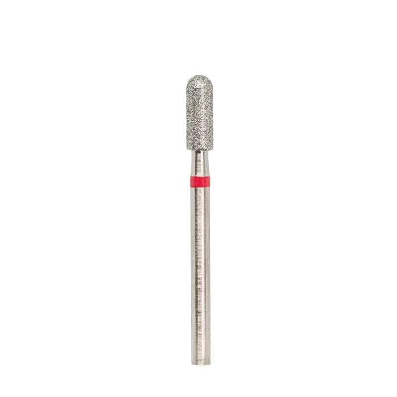Diamond drill bit "cylinder with round end " 031 red